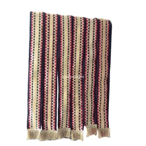 Selempang motif tapis Sasab dengan sulaman benang emas khas Lampung