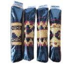 kotak pensil berwarna hitam dengan motif tapis khas Lampung